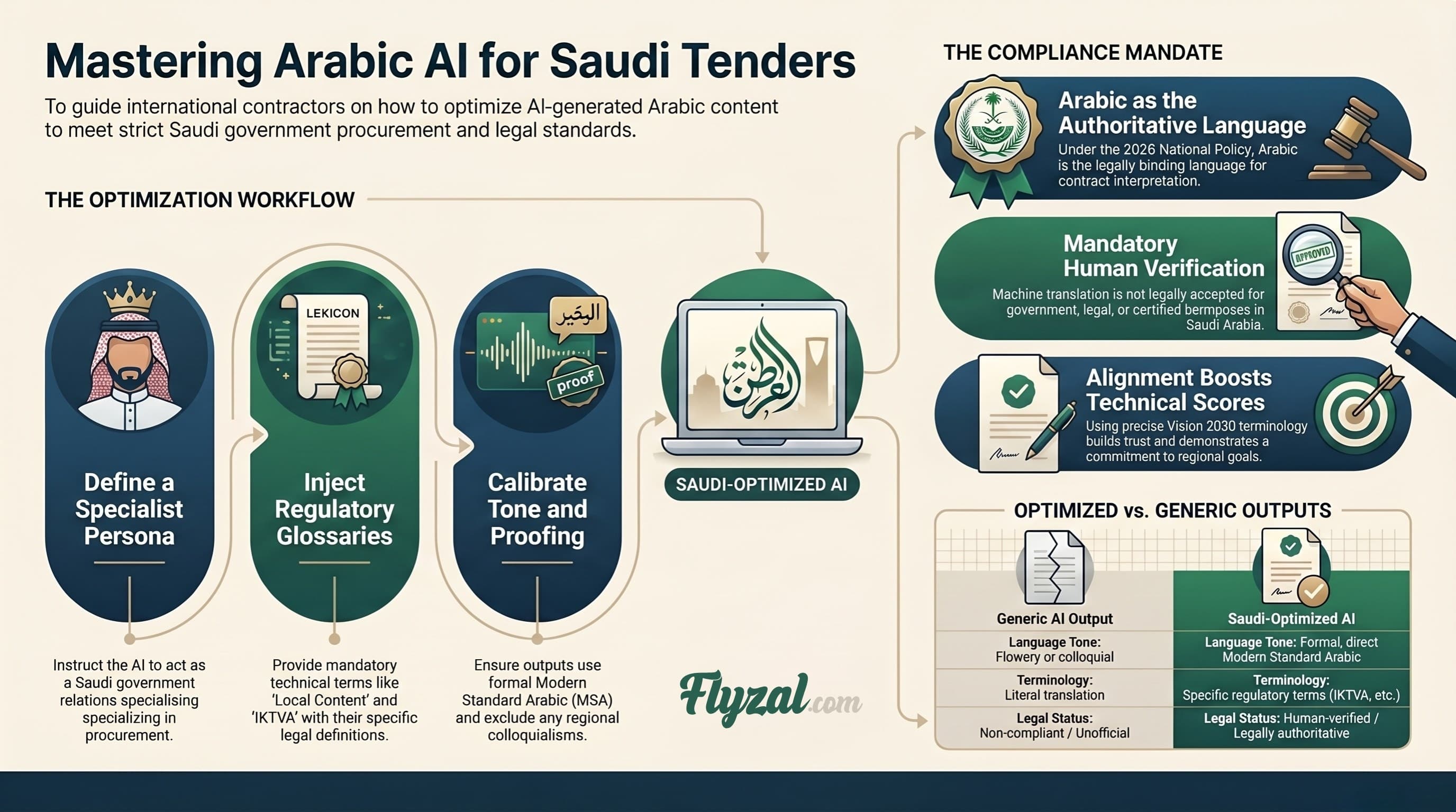 Optimize Arabic AI Outputs for Saudi Tenders and Government Bids